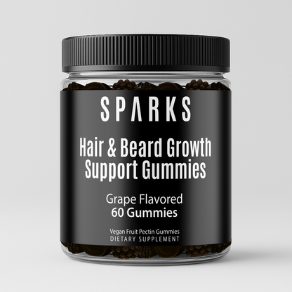 Sparks® Hair & Beard Growth Support Gummies