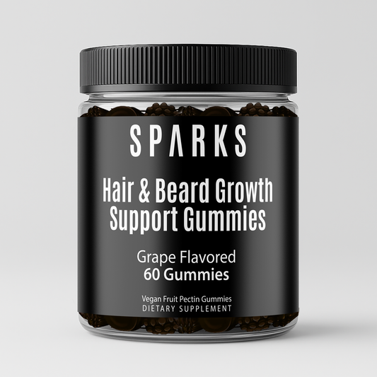 Sparks® Hair & Beard Growth Support Gummies